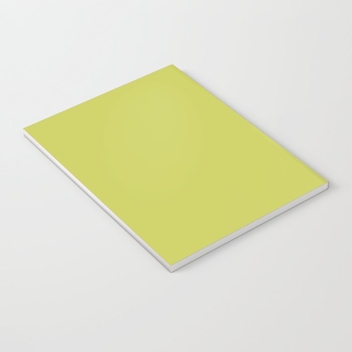 Chartreuse Solid Color Notebook Gallery Image 3