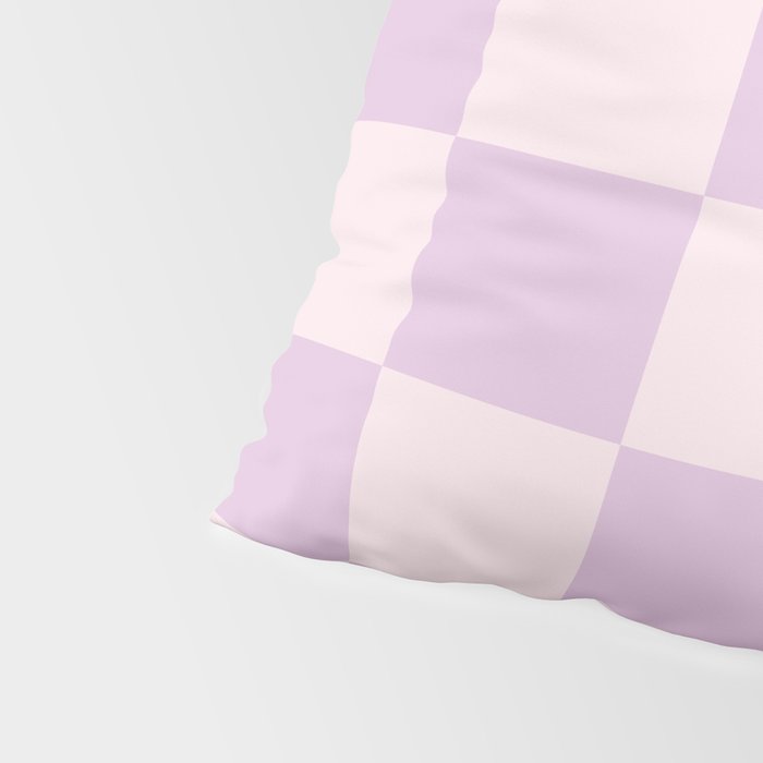 Light Lilac Checkerboard Check Pattern  Pillow Sham Gallery Image 4