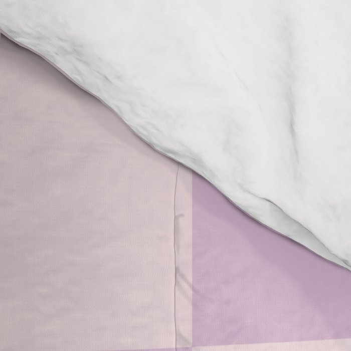 Light Lilac Checkerboard Check Pattern  Comforter Gallery Image 4