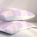Light Lilac Checkerboard Check Pattern  Pillow Sham Gallery Image 3