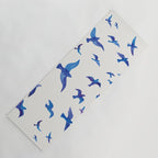 Blue Birds Yoga Mat Gallery Image 1