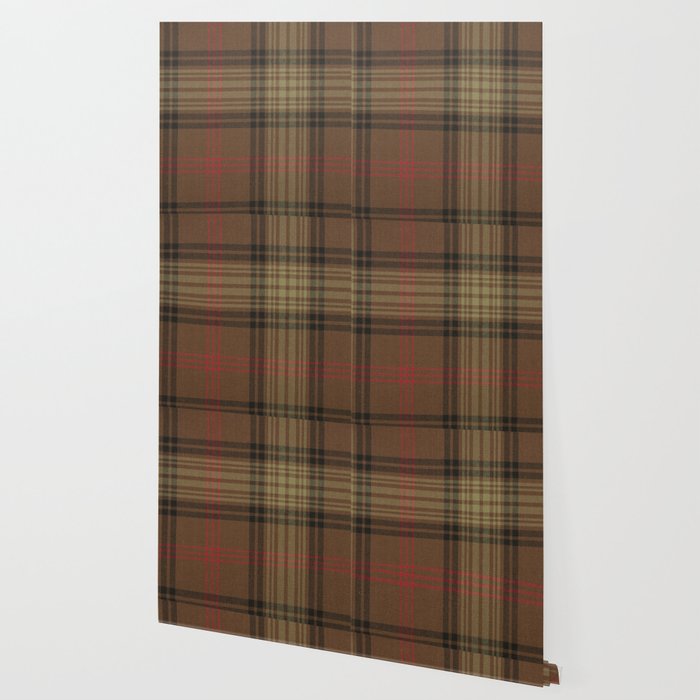 Vintage Brown Tartan Plaid Pattern Wallpaper Gallery Image 2