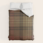 Vintage Brown Tartan Plaid Pattern Duvet Cover Gallery Image 6
