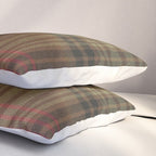 Vintage Brown Tartan Plaid Pattern Pillow Sham Gallery Image 3
