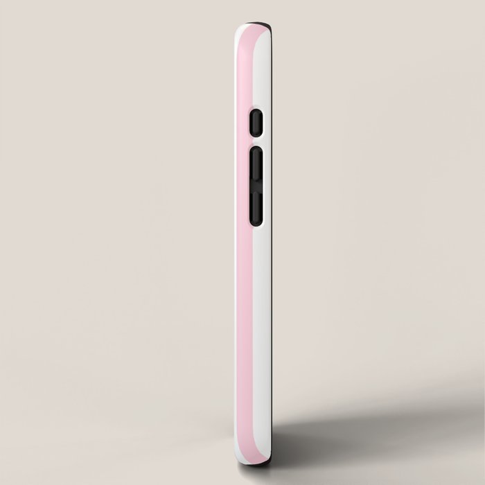 Pastel Pink Candy Stripe Pattern iPhone Case Gallery Image 2