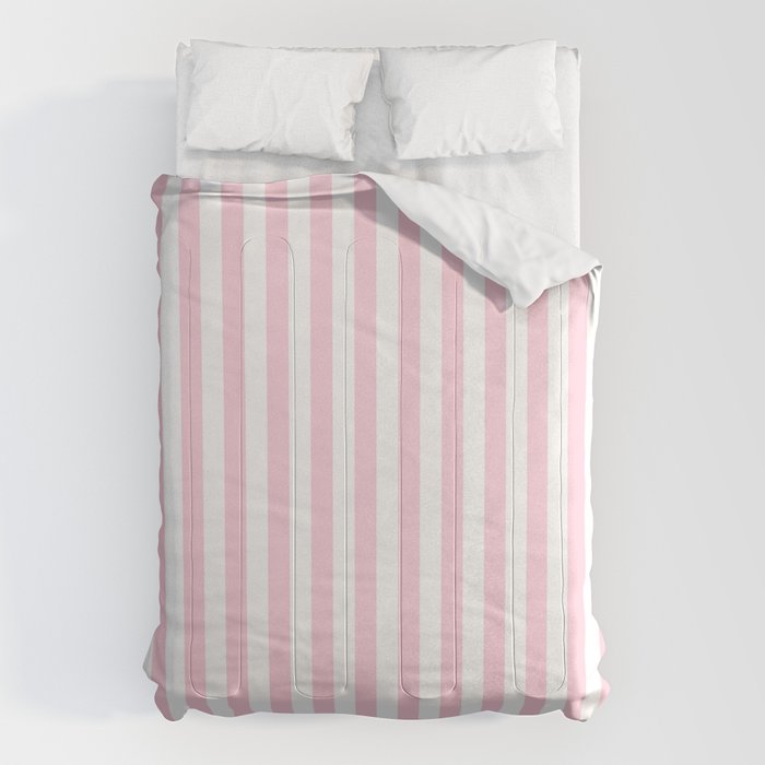 Pastel Pink Candy Stripe Pattern Comforter Gallery Image 6