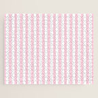 Pastel Pink Candy Stripe Pattern Jigsaw Puzzle Gallery Image 1