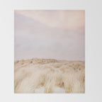 Pastel coastal sky | Ameland island fine art travel photography | The Netherlands Throw Blanket Gallery Image 2