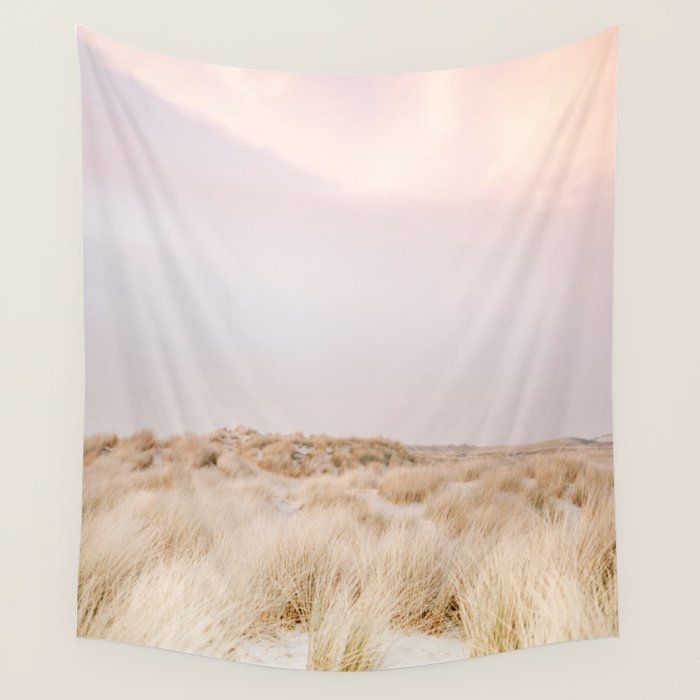 Pastel coastal sky | Ameland island fine art travel photography | The Netherlands Wall Tapestry Gallery Image 4