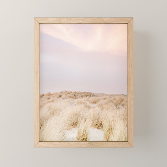 Pastel coastal sky | Ameland island fine art travel photography | The Netherlands Mini Art Print Gallery Image 1