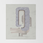 Whimsical Crocodile Throw Blanket Gallery Image 2