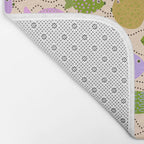 Go Fish - Green, Very Peri, beige Bath Mat Gallery Image 2