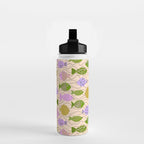 Go Fish - Green, Very Peri, beige Water Bottle Gallery Image 2
