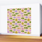 Go Fish - Green, Very Peri, beige Wall Mural Gallery Image 2