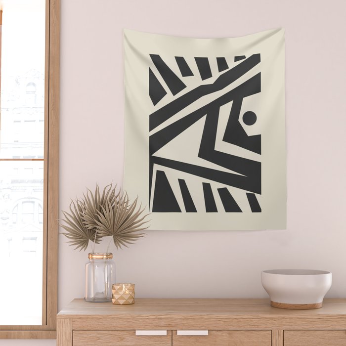 Geometrical Play 11 Wall Tapestry Gallery Image 2