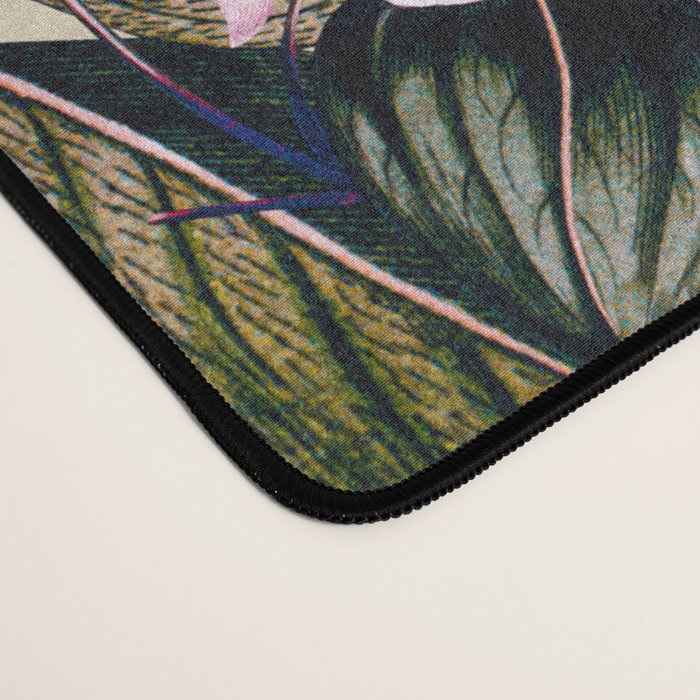 Pattern antique botanical flowers Desk Mat Gallery Image 4