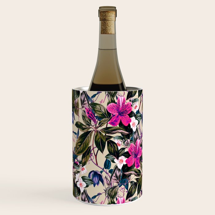 Pattern antique botanical flowers Wine Chiller Gallery Image 2