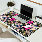 Pattern antique botanical flowers Desk Mat Gallery Image 2