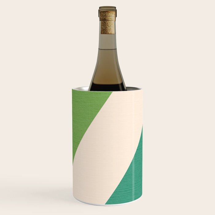 Festive Chevron Pattern Close-up - Red, Pink & Green Wine Chiller Gallery Image 2