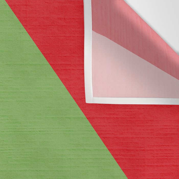 Festive Chevron Pattern Close-up - Red, Pink & Green Wall Tapestry Gallery Image 3