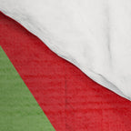 Festive Chevron Pattern Close-up - Red, Pink & Green Comforter Gallery Image 4