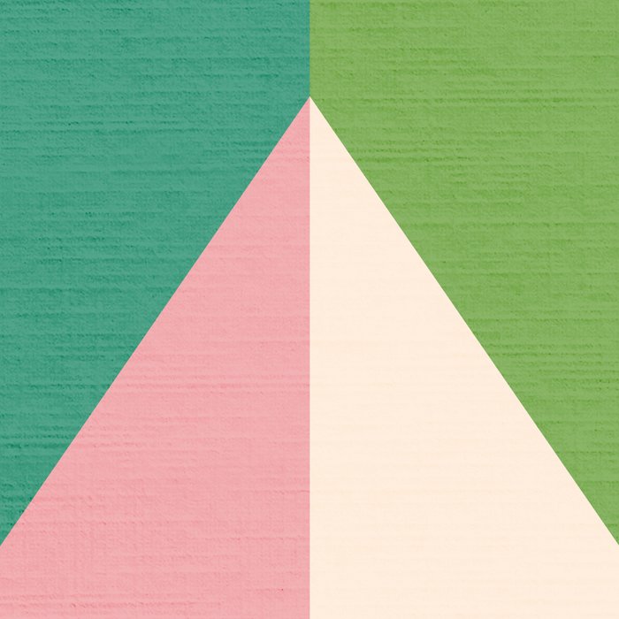 Festive Chevron Pattern Close-up - Red, Pink & Green Coffee Mug Gallery Image 2