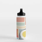 Abstract Mixed Media Collage #7 Water Bottle Gallery Image 3