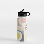 Abstract Mixed Media Collage #7 Water Bottle Gallery Image 1