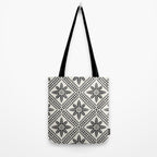 TAZA STAR TILE GREY Tote Bag Gallery Image 2