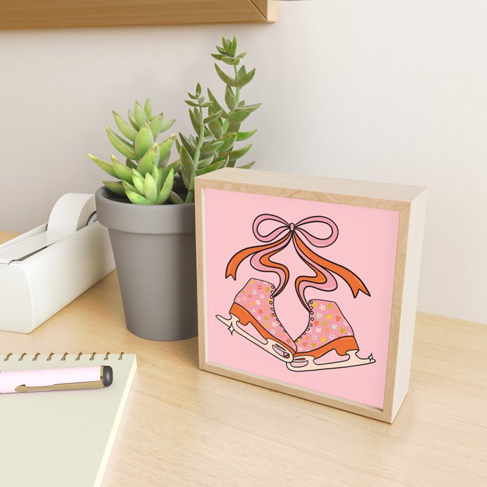 Retro Skates Mini Art Print Gallery Image 2