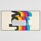 Joy: Retro Typography Edition Desk Mat Gallery Image 1