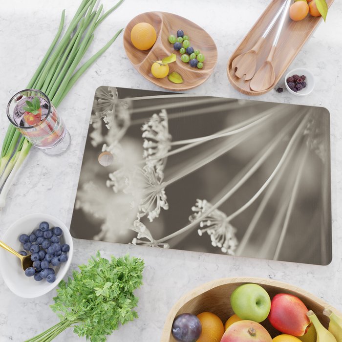 Dill Botanical Abstract 3 Cutting Board Gallery Image 2