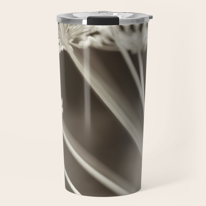 Dill Botanical Abstract 3 Travel Mug Gallery Image 1