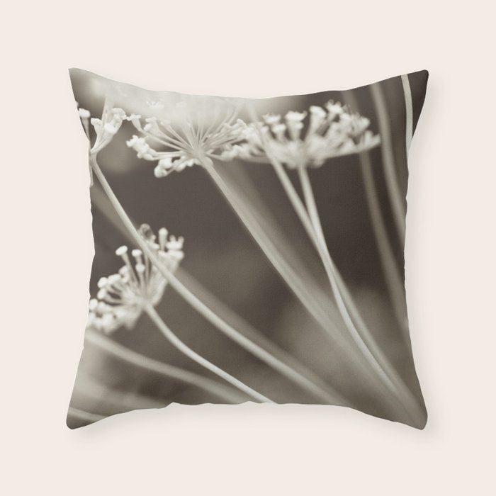 Dill Botanical Abstract 3 Throw Pillow Gallery Image 6