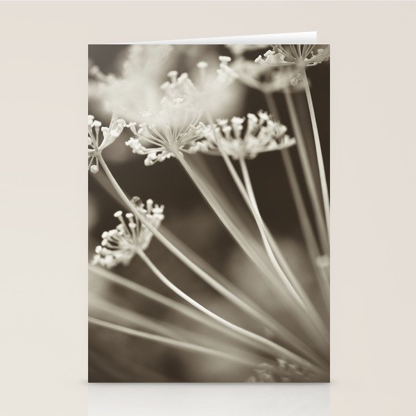 Dill Botanical Abstract 3 Stationery Card Gallery Image 2