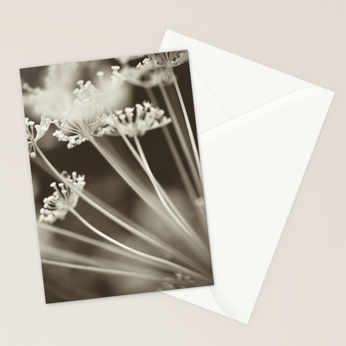 Dill Botanical Abstract 3 Stationery Card Gallery Image 2