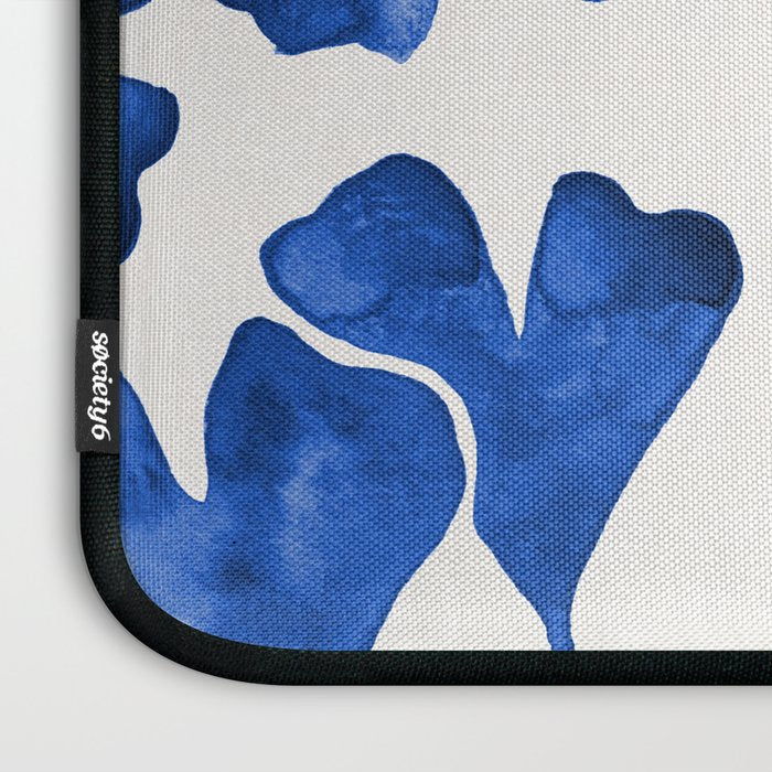 Ginkgo Biloba - Navy Laptop Sleeve Gallery Image 3
