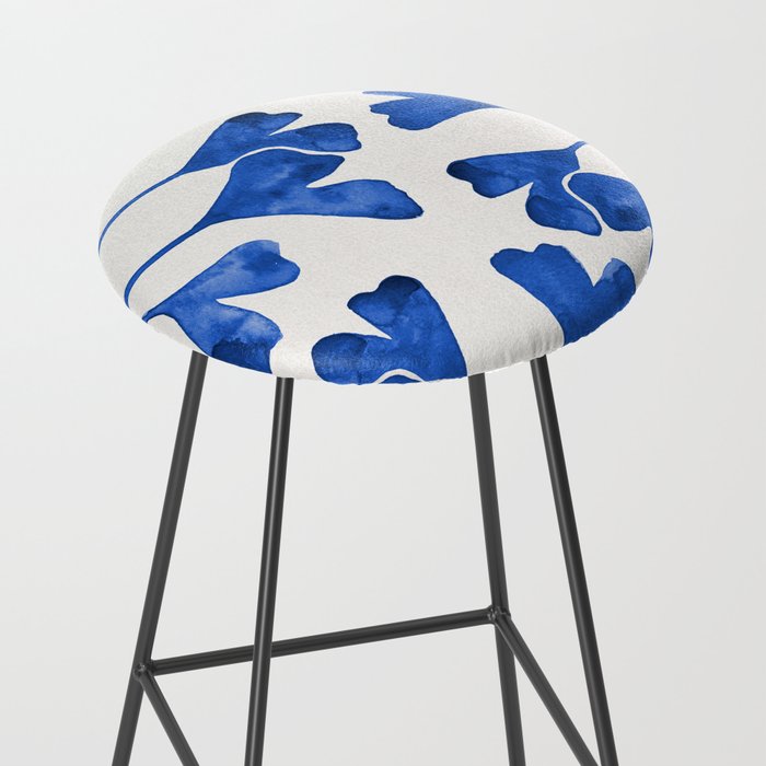 Ginkgo Biloba - Navy Stool Gallery Image 2