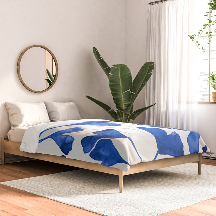 Ginkgo Biloba - Navy Comforter Gallery Image 2