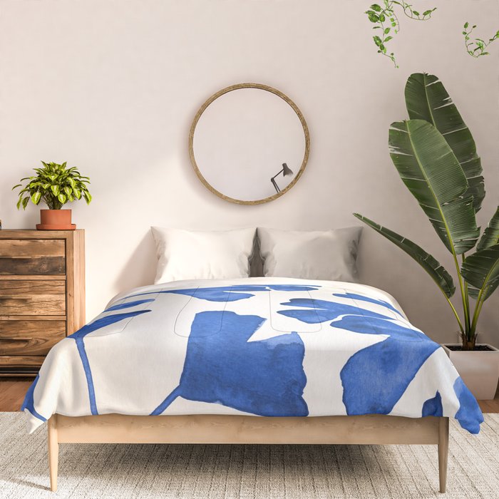 Ginkgo Biloba - Navy Comforter Gallery Image 3