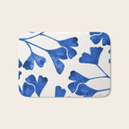 Ginkgo Biloba - Navy Bath Mat Gallery Image 1