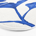 Ginkgo Biloba - Navy Bath Mat Gallery Image 3