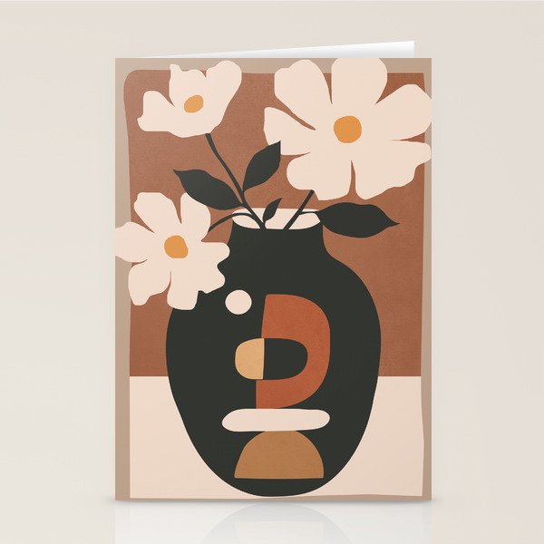 Geometric Blossom 2 Stationery Card Gallery Image 2