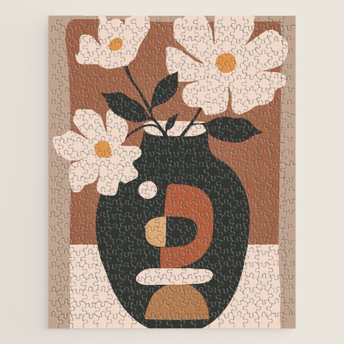 Geometric Blossom 2 Jigsaw Puzzle Gallery Image 1