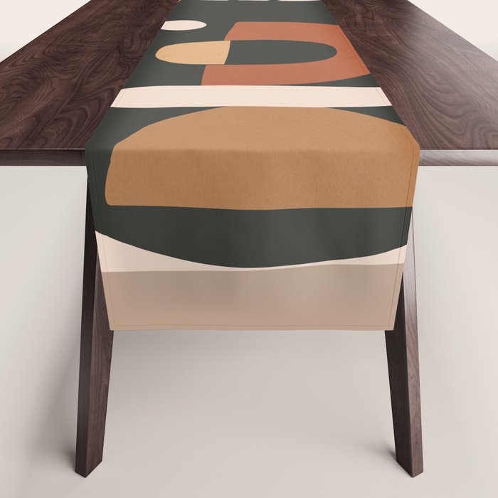 Geometric Blossom 2 Table Runner Gallery Image 1