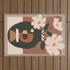 Geometric Blossom 2 Outdoor Rug Gallery Image 1