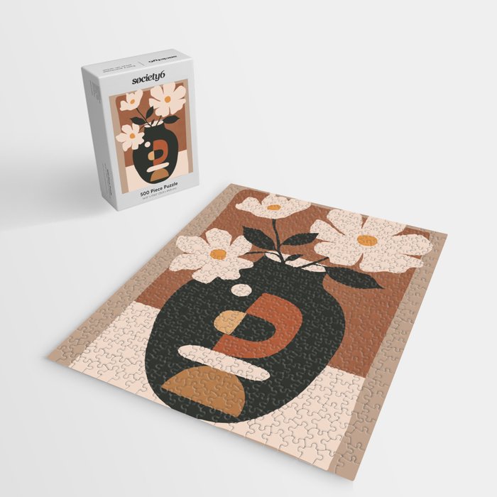 Geometric Blossom 2 Jigsaw Puzzle Gallery Image 2