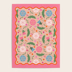 Wavy Garden - Vintage Floral Art Poster Gallery Image 4