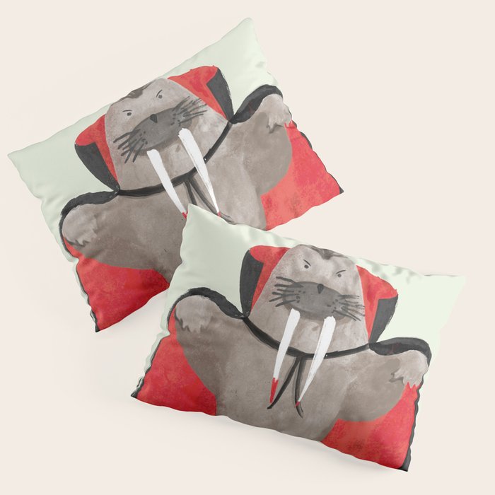 Vampire Walrus Pillow Sham Gallery Image 3