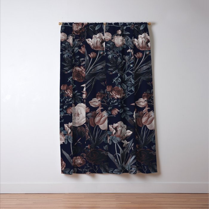 Night Forest XXV Window Curtain Gallery Image 3